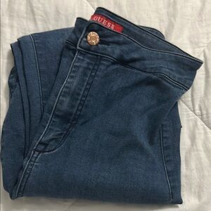 GUESS High Rise Blue Denim Jeans (27)